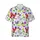 Red Lobster Pelican Crab Mardi Gras Hats Beads Drums Music Notes Seamless Pattern Short-sleeve Hawaiian Shirt - 1