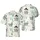 Cowboy Lover Howdy Hearts & Boots, Bull Skulls, Stars Hawaiian Fabric Design Short-sleeve Hawaiian Shirt - 1