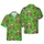 Raccoon Hawaiian Pattern Santa Hats Candy Canes Gifts Christmas Tree Snowflake Fabric Design Short-sleeve Hawaiian Shirt - 1
