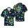 Cartoon Dinosaurs Space Helmets Alien Astronauts Hawaiian Planets Cosmic Starfield Short-sleeve Hawaiian Shirt - 1