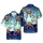 Vibrant Ocean Octopus Pattern: Hawaiian Tentacle Underwater Mosaic Short-sleeve Hawaiian Shirt - 1