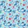 Blue Raccoon Ice Cream Dessert Print - Red Sunglasses, Candies, Light Blue Splatter Short-sleeve Hawaiian Shirt - 7
