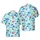 Blue Raccoon Ice Cream Dessert Print - Red Sunglasses, Candies, Light Blue Splatter Short-sleeve Hawaiian Shirt - 1