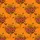 Seamless Red BOO Marquee Light Signs Hawaiian Spiderweb Bat Orange Mosaic Pattern Short-sleeve Hawaiian Shirt - 7