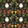 Hawaiian Woodland Owls Squirrels Rabbits Botanical Toadstool Fern Pattern Black Green White Short-sleeve Hawaiian Shirt - 7