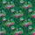 Green Aliens Red Caps Blue Hats Peace Signs Flying Saucers Dense Jungle Monstera Palm Hibiscus Short-sleeve Hawaiian Shirt - 7
