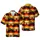 Craft Beer Sunset Pattern: Frothy Glasses, Wooden Barrels, Tropical Palm Design Short-sleeve Hawaiian Shirt - 1
