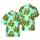Hawaiian Opossum Yellow Sunflowers Blue Water Fabric Pattern Edge-to-Edge Short-sleeve Hawaiian Shirt - 1
