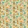 Pale Cream Burnt Orange Teal Tiki Hula Surfer Seamless Hawaiian Textile Print Short-sleeve Hawaiian Shirt - 7