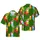 Hawaiian Tropical Tiki Cocktails Monstera Palm Leaves Hibiscus Full Coverage Short-sleeve Hawaiian Shirt - 1