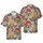 Hawaiian Mushroom Pattern: Yellow Cap, Terracotta Berries, Fern Fronds – Stippled Short-sleeve Hawaiian Shirt - 1
