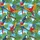 Macaw Toucan Birds Hawaiian Tropical Jungle Palm Fronds Azure Sky Pattern Short-sleeve Hawaiian Shirt - 7