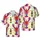 Hawaiian Iridescent Lobster Design: Pink Cocktail, Orange-Red Shells, Liquor Bottles Short-sleeve Hawaiian Shirt - 1