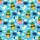 Pineapple Smiling Sunglasses Surfing Dabbing Unicorn Plumeria Palm Wave Cloud Composition Short-sleeve Hawaiian Shirt - 7