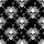 Hawaiian Skull Rose Butterfly Pattern: High Contrast Intricate Black White Gray Motif Short-sleeve Hawaiian Shirt - 7