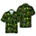 Militarized Jungle Gorillas: Combat Gear, Bananas, Rifles, Dense Foliage Layout Short-sleeve Hawaiian Shirt - 1