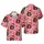 Golfer Gorilla Santa Hat Golf Bag Candy Cane Snowflake Ho Ho Ho Tropical Print Short-sleeve Hawaiian Shirt - 1