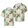 Skateboarding Capybara Hawaiian Pattern: Helmeted Capybaras Tropical Sublimation Design Short-sleeve Hawaiian Shirt - 1