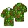 St. Patrick's Bigfoot Leprechaun Hawaiian Ale Clover Forest Green Textile Short-sleeve Hawaiian Shirt - 1