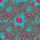 Hot Pink Hibiscus Aloha: Teal Script, Charcoal Tropical Leaves, Hawaiian Waves Short-sleeve Hawaiian Shirt - 7