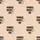 HAWAII MODE ON Toggle Switch Seamless Hawaiian Pattern Light Peach Black White Short-sleeve Hawaiian Shirt - 7