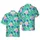 Hawaii 2022 Rainbow Emblem Palm Frond Monstera Hibiscus Sailboat Dolphins Short-sleeve Hawaiian Shirt - 1