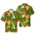 Seamless Hawaiian Tropical Bird Pattern Macaws Toucans Parrots Ocean Sunset Sky 8k Resolution Short-sleeve Hawaiian Shirt - 1