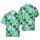 Dachshund Dogs Surf Hawaiian Ocean Waves Design with Tropical Palms & Sailboats Short-sleeve Hawaiian Shirt - 1