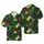 Bigfoot Plaid Beanie Tiki Mask Tribal Crate Tropical Leaves Hibiscus Hawaiian Fabric Design Short-sleeve Hawaiian Shirt - 1