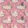Baby Bunny Hawaiian Rosy Pink Floral Pastel Roses Daisies Carrots Eggs Design Short-sleeve Hawaiian Shirt - 7