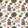 Vegas Casino Game Fabric Design: Slot Machine Roulette Poker Chips Lucky 7s Dice Short-sleeve Hawaiian Shirt - 7