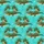 Green Alligator Crocodile Seamless Sandy Island Blue Water Palm Tree Sublimation Print Short-sleeve Hawaiian Shirt - 7
