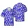 Mardi Gras Hawaiian Purple Green Gold Pattern: Masks Crowns Fleur-de-Lis Riverboats Beads Design Short-sleeve Hawaiian Shirt - 1