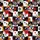 Tropical Billiard Dart Chess Card Dice Pattern: High Contrast Poker Chip Checkerboard Short-sleeve Hawaiian Shirt - 7