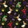 Mardi Gras Pelican Jester Duck Alligator Lobster Instrument Drum Bead Mask Gold Short-sleeve Hawaiian Shirt - 7