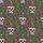Dia de los Muertos Sugar Skull Cactus Maraca Hawaiian Botanical Fabric Design Short-sleeve Hawaiian Shirt - 7