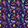 Jester Hats & Crowns Hawaiian Pattern: Neon Glow Cocktails, Fleur-de-lis Textile Design Short-sleeve Hawaiian Shirt - 7