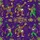 Mardi Gras Sasquatch Gorilla Hawaiian Pattern: Jester Hats, Music, Purple Green Gold Short-sleeve Hawaiian Shirt - 7