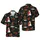Bigfoot Christmas Tropical: Sasquatch Tree Lights Snowman Holly Poinsettia Short-sleeve Hawaiian Shirt - 1