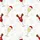 Tropical Christmas Wine & Champagne Glasses Santa Antler Ice Crystal Fabric Short-sleeve Hawaiian Shirt - 7