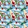 Santa Claus Alien Hawaiian Pattern, UFO Beams, Gift Sleighs, Snow Hills Scene Short-sleeve Hawaiian Shirt - 7