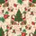 Tropical Hawaiian Merry Christmas Tree Golden Stars Santa Claus Fabric Scene Short-sleeve Hawaiian Shirt - 7