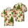 Tropical Hawaiian Merry Christmas Tree Golden Stars Santa Claus Fabric Scene Short-sleeve Hawaiian Shirt - 1