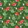 Seamless Hawaiian Cartoon Shark Santa Hat Xmas Tree Snow Forest Green Pattern Short-sleeve Hawaiian Shirt - 7