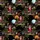 Skeletal Santa Motorcycle Hawaiian Christmas Pattern with Gifts, Skulls, Full Moon Short-sleeve Hawaiian Shirt - 7