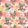 Raccoon Surfboard Donut Beach Chair Hibiscus Palm Tree Coral Pink Green Yellow Short-sleeve Hawaiian Shirt - 7