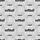 Softball Player Hawaiian Motif: Repeating Black Word on Heather Grey Textile Short-sleeve Hawaiian Shirt - 7