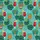 Hawaiian Tiki Masks & Tropical Cocktails Fabric Print: Monstera Leaves Dot Mosaic Pattern Short-sleeve Hawaiian Shirt - 7