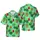 Hawaiian Tiki Masks & Tropical Cocktails Fabric Print: Monstera Leaves Dot Mosaic Pattern Short-sleeve Hawaiian Shirt - 1
