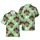 Dachshund Owner Holiday: Santa Hat Wiener Dog Christmas Lights & 'Wiener Wonderland' Pattern Short-sleeve Hawaiian Shirt - 1